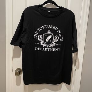Taylor Swift The Tortured Poets Department Shirt Size Medium NWOT Women's Girls